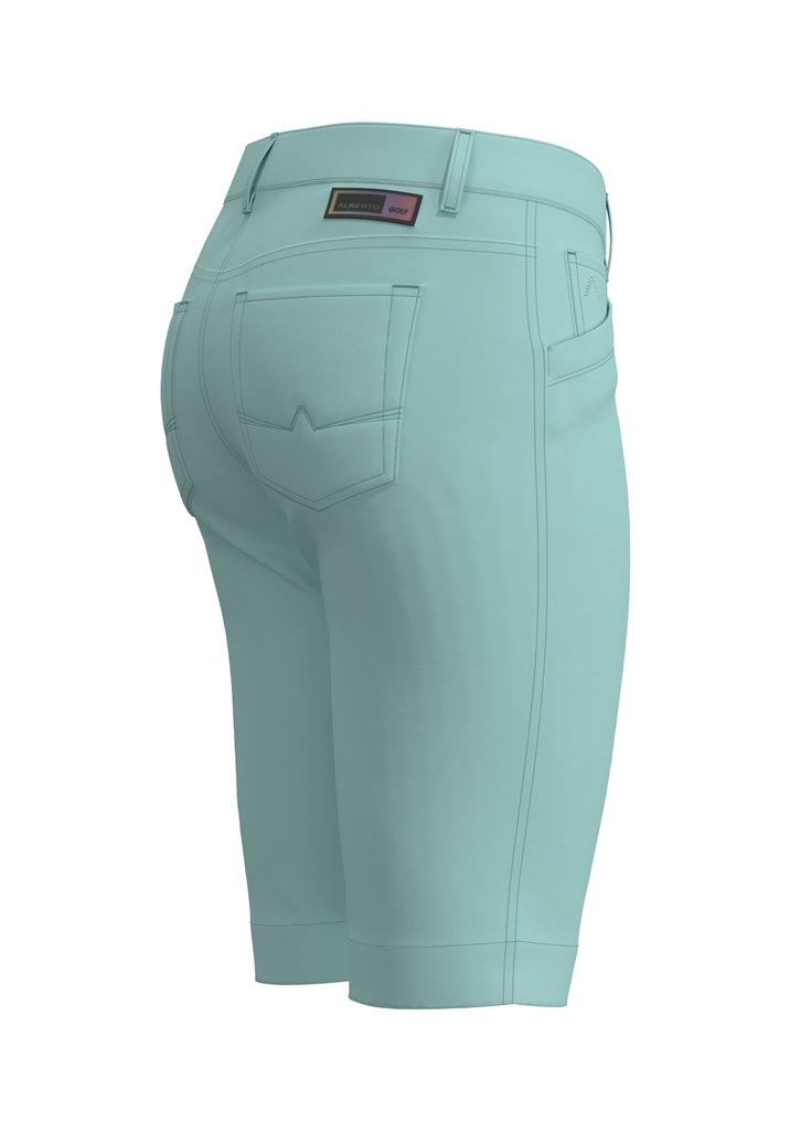 Alberto Jana-K 3xDRY Cooler Golfshort Dames - Lichtgroen
