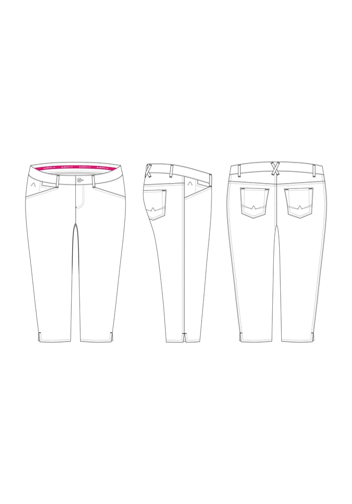 Alberto Mona-C Summer Jersey Golfbroek Dames - sfeerbeeld