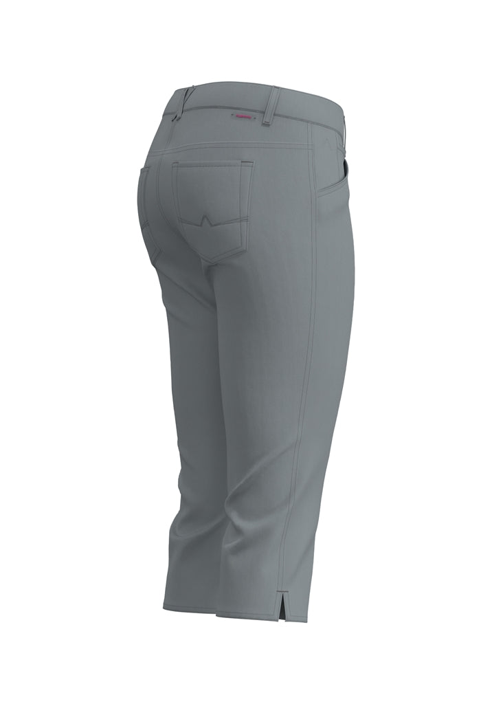 Alberto Mona-C Summer Jersey Golfbroek Dames - Middengrijs