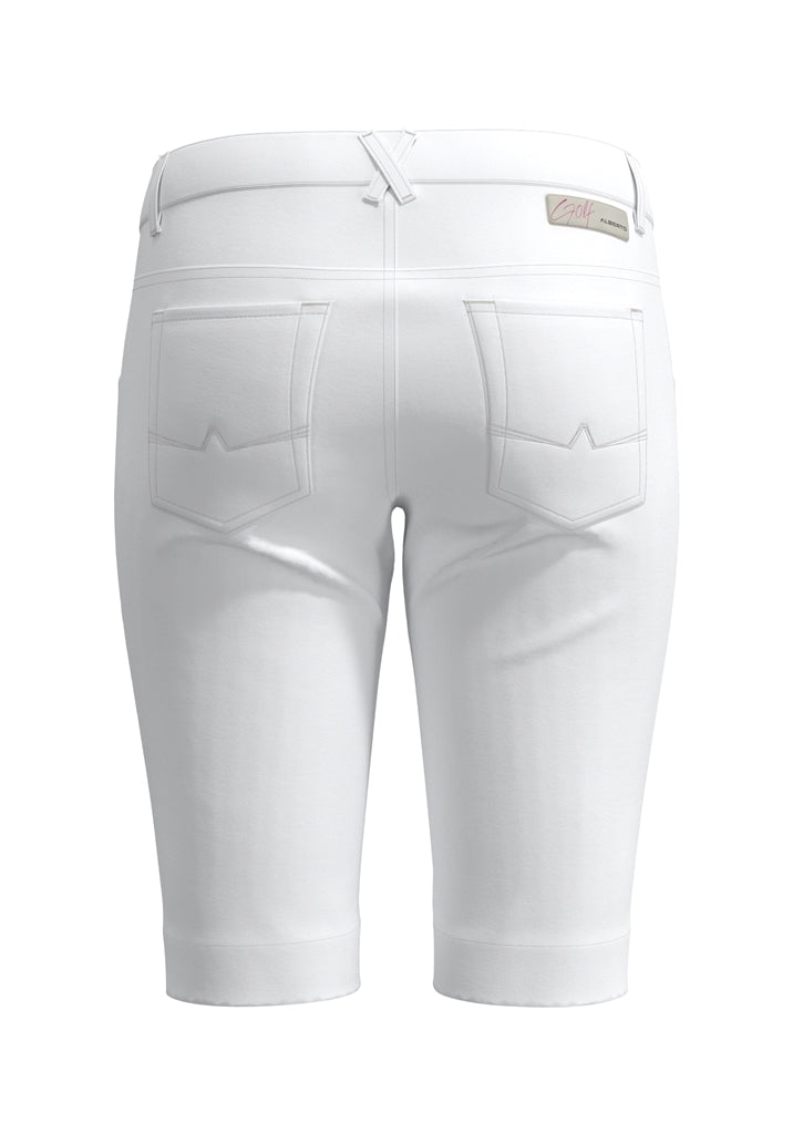 Alberto Mona-K 3xDRY Cooler Golfshort Dames - Wit
