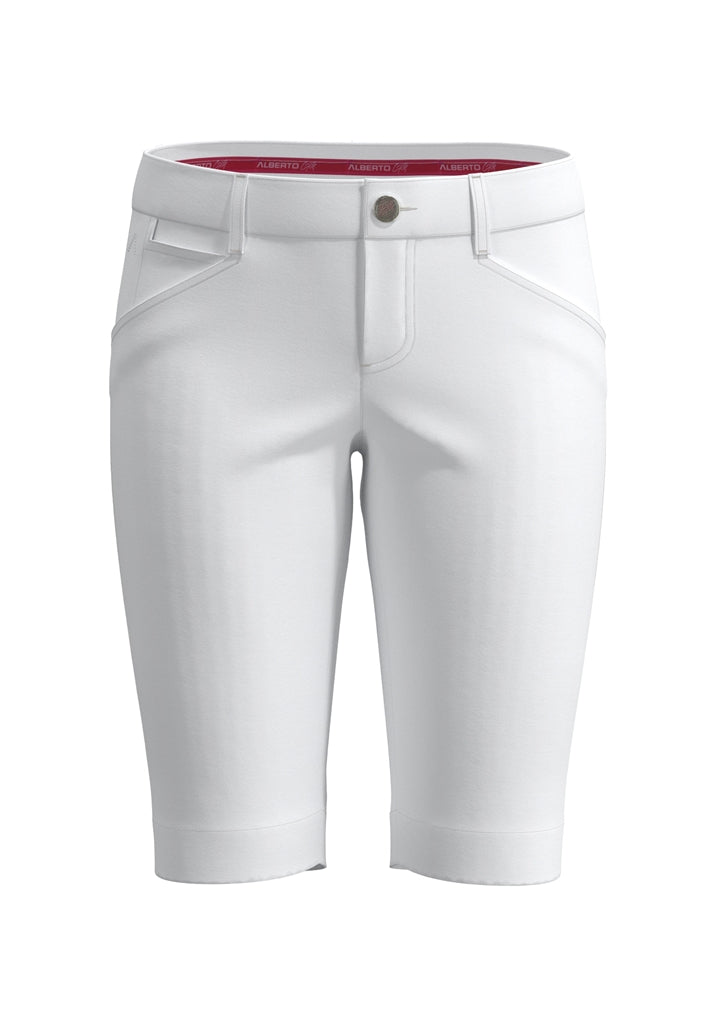 Alberto Mona-K 3xDRY Cooler Golfshort Dames - Wit