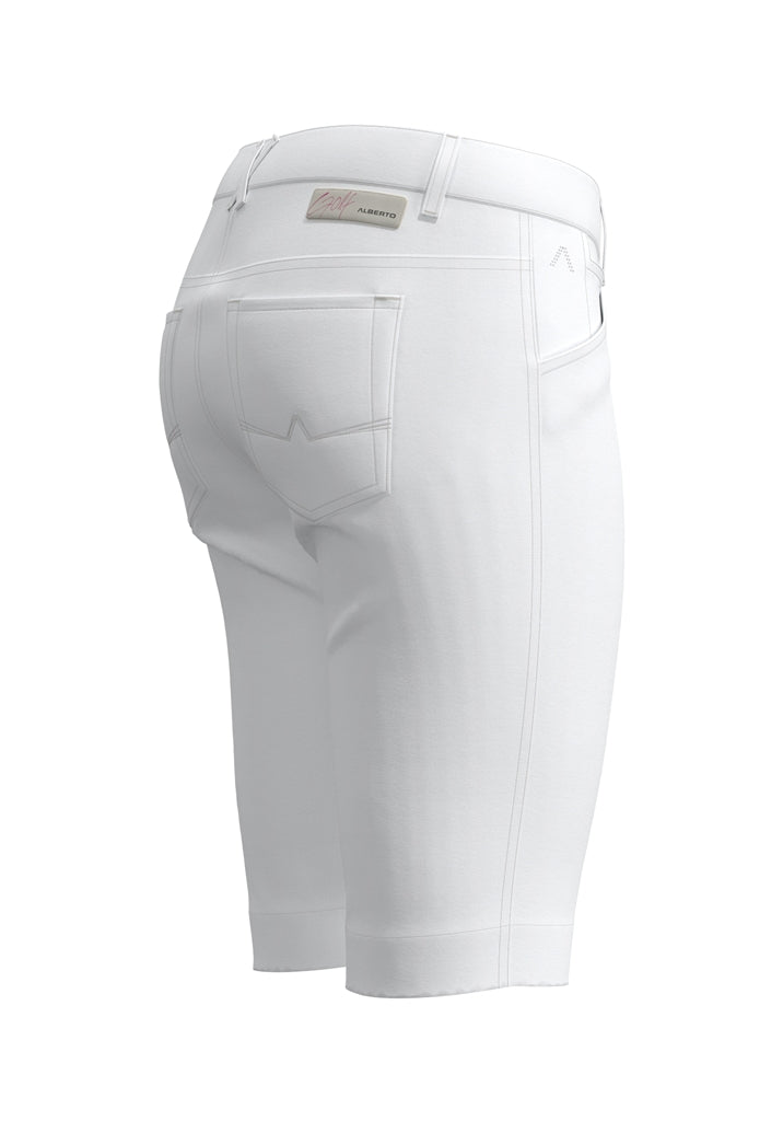 Alberto Mona-K 3xDRY Cooler Golfshort Dames - Wit