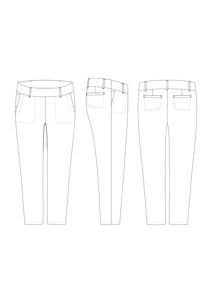 Alberto Lucy-CR Revolutional Print WR Golfbroek Dames - sfeerbeeld