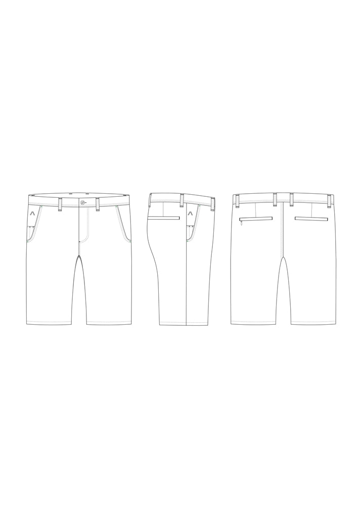Alberto Earnie Revolutional Print WR Golfshort Heren - sfeerbeeld
