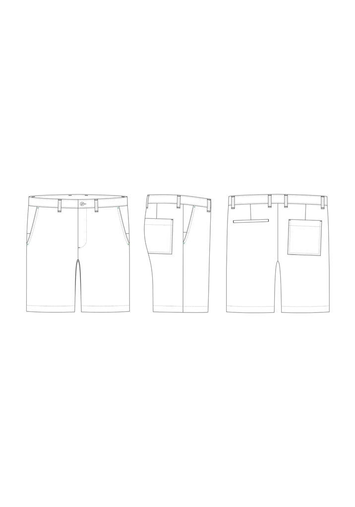 Alberto Max-K-Y Light Tech-Gabardine WR Golfshort Heren - sfeerbeeld