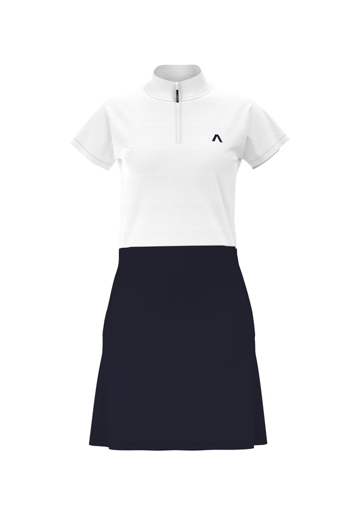 Alberto Adina-2 Cool Comfort Polo Dames - Wit/blauw