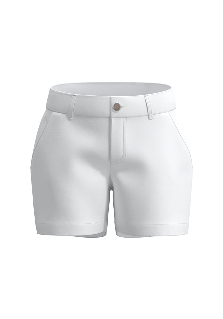 Alberto Arya-K 3xDRY Cooler Golfshort Dames - Wit