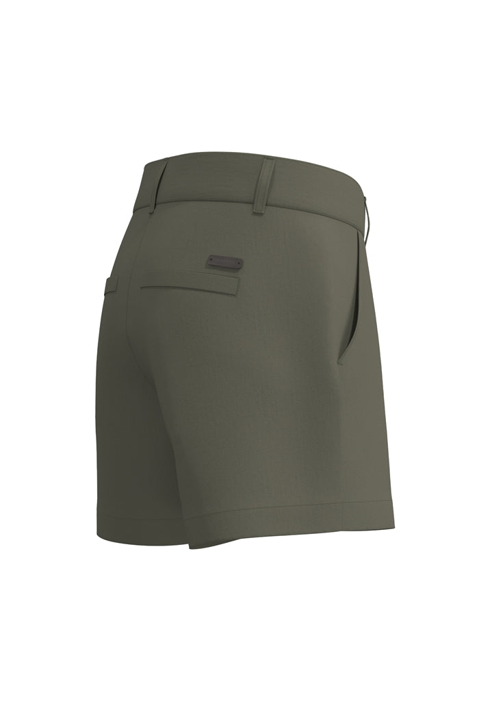 Alberto Arya-K Light Cotton Golfshort Dames - Legergroen