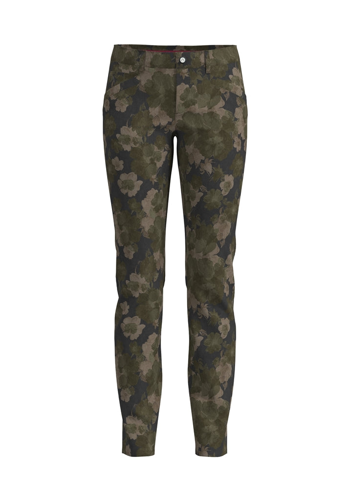 Alberto Jana Flower Print Golfbroek Dames - Print (065)