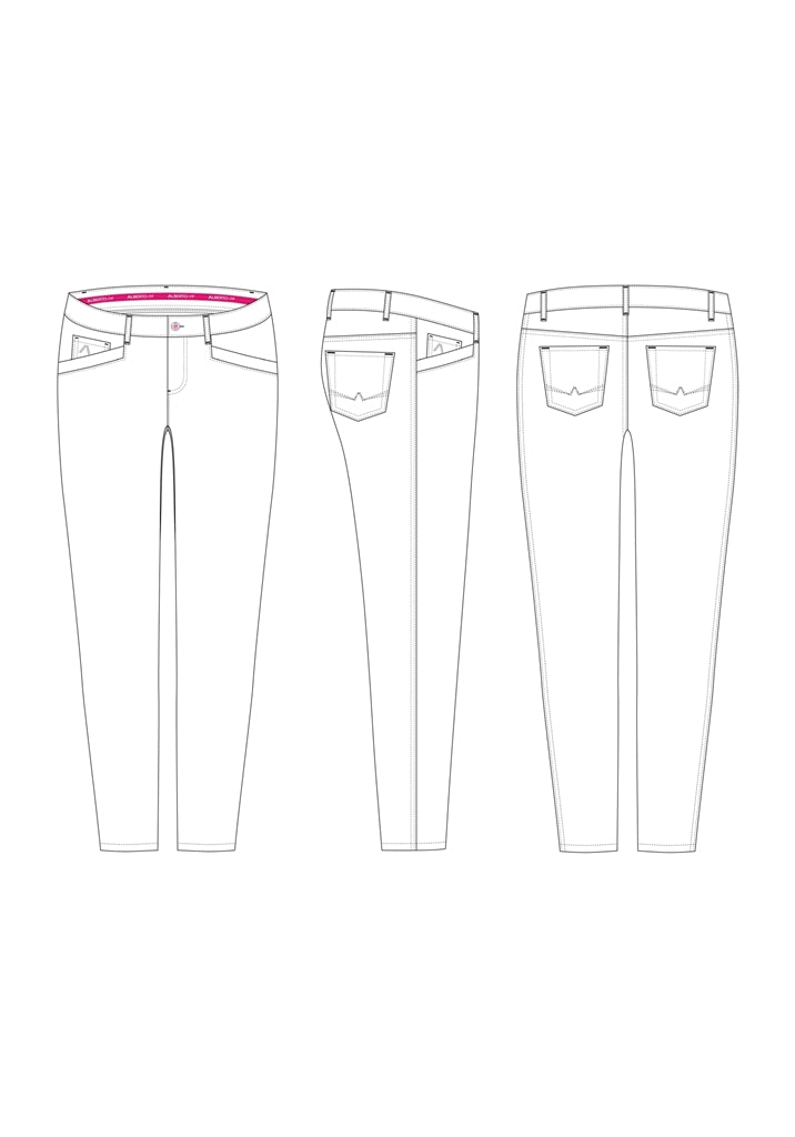 Alberto Jana WR Print Golfbroek Dames - sfeerbeeld