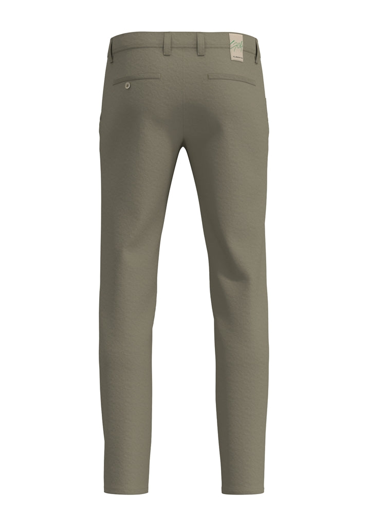 Alberto Rookie Ceramica Gabardine Golfbroek Heren - Legergroen