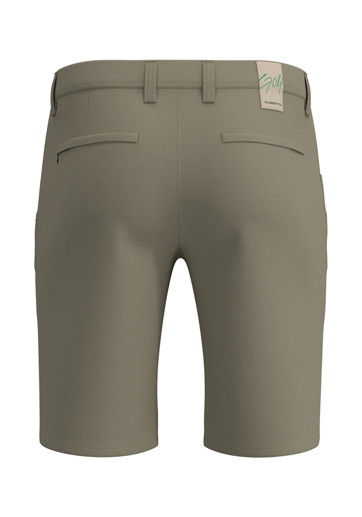 Alberto Earnie Ceramica Gabardine Golfshort Heren - Legergroen