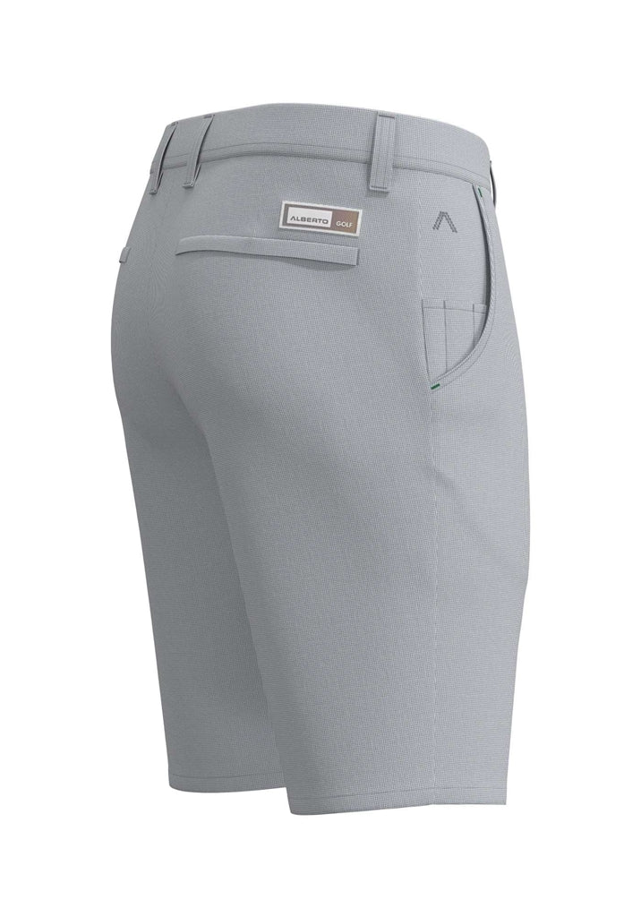 Alberto Earnie Revolutional Summer Print WR Golfshort Heren - Lichtblauw