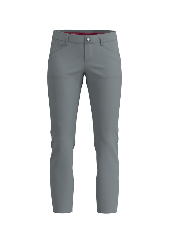 Alberto Mona Summer Jersey Golfbroek Dames - Middengrijs