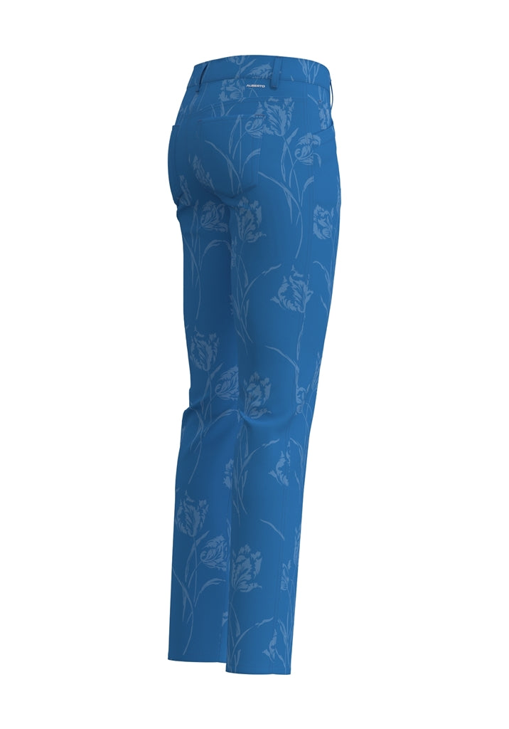 Alberto Jana Flower Jersey Golfbroek Dames - Print (065)