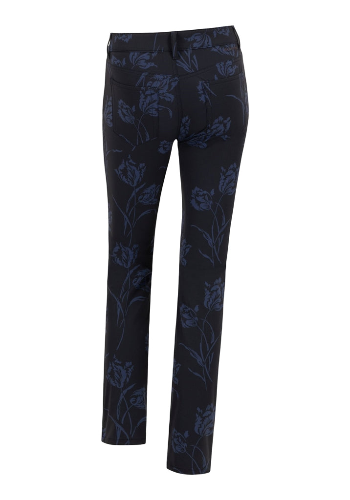 Alberto Jana Flower Jersey Golfbroek Dames - Print (068)