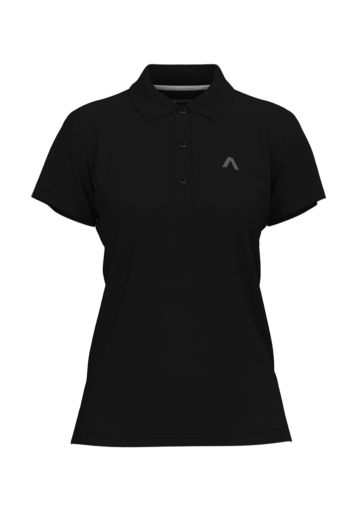 Alberto Nora Cool Comfort Polo Dames - Zwart