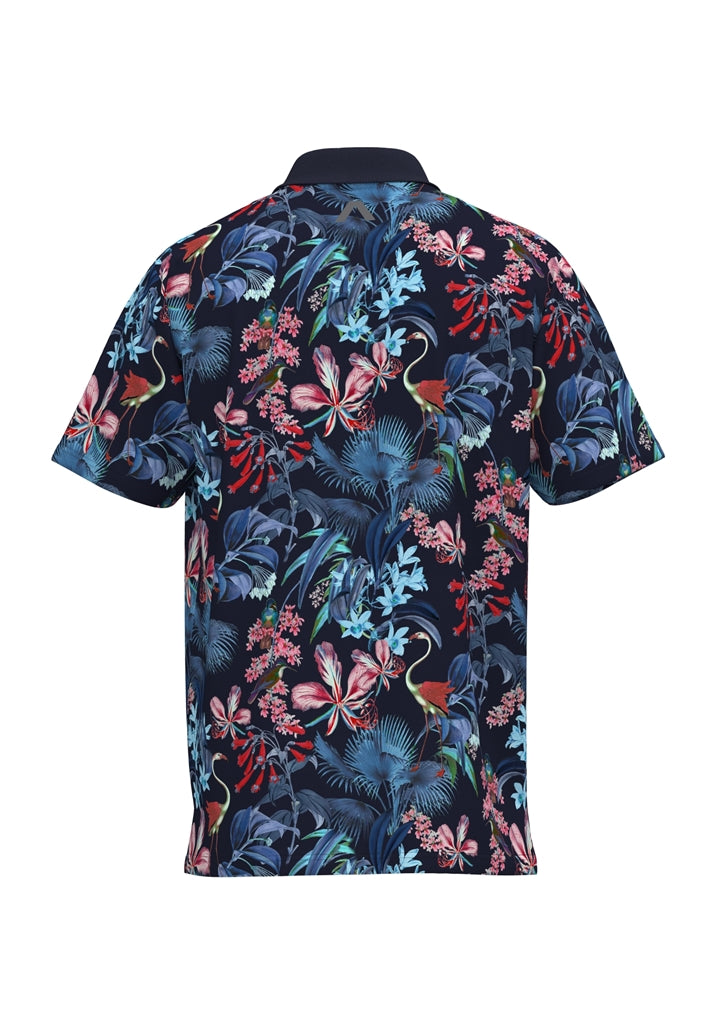 Alberto Oli Cool Comfort Polo Heren - Print
