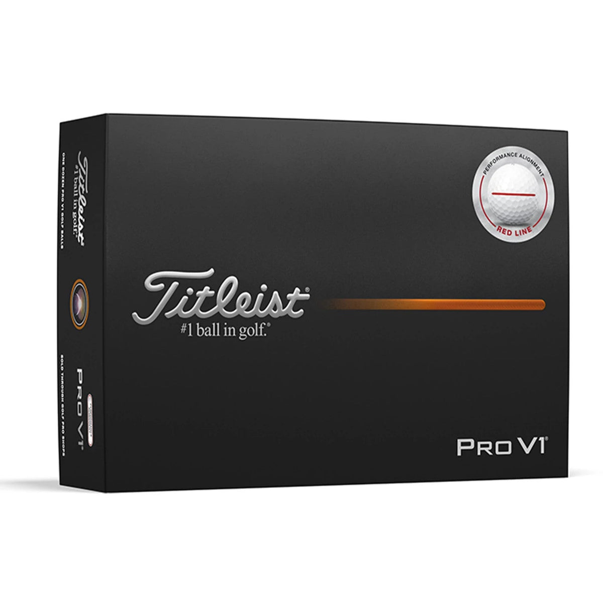 Titleist Pro V1 AIM Performance Rood - doos