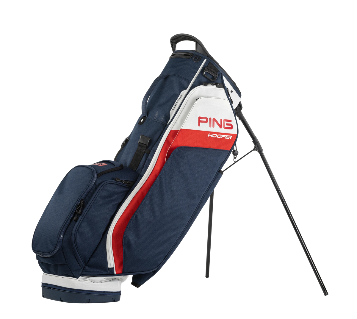 Ping Hoofer Standbag - Navy/White/Red