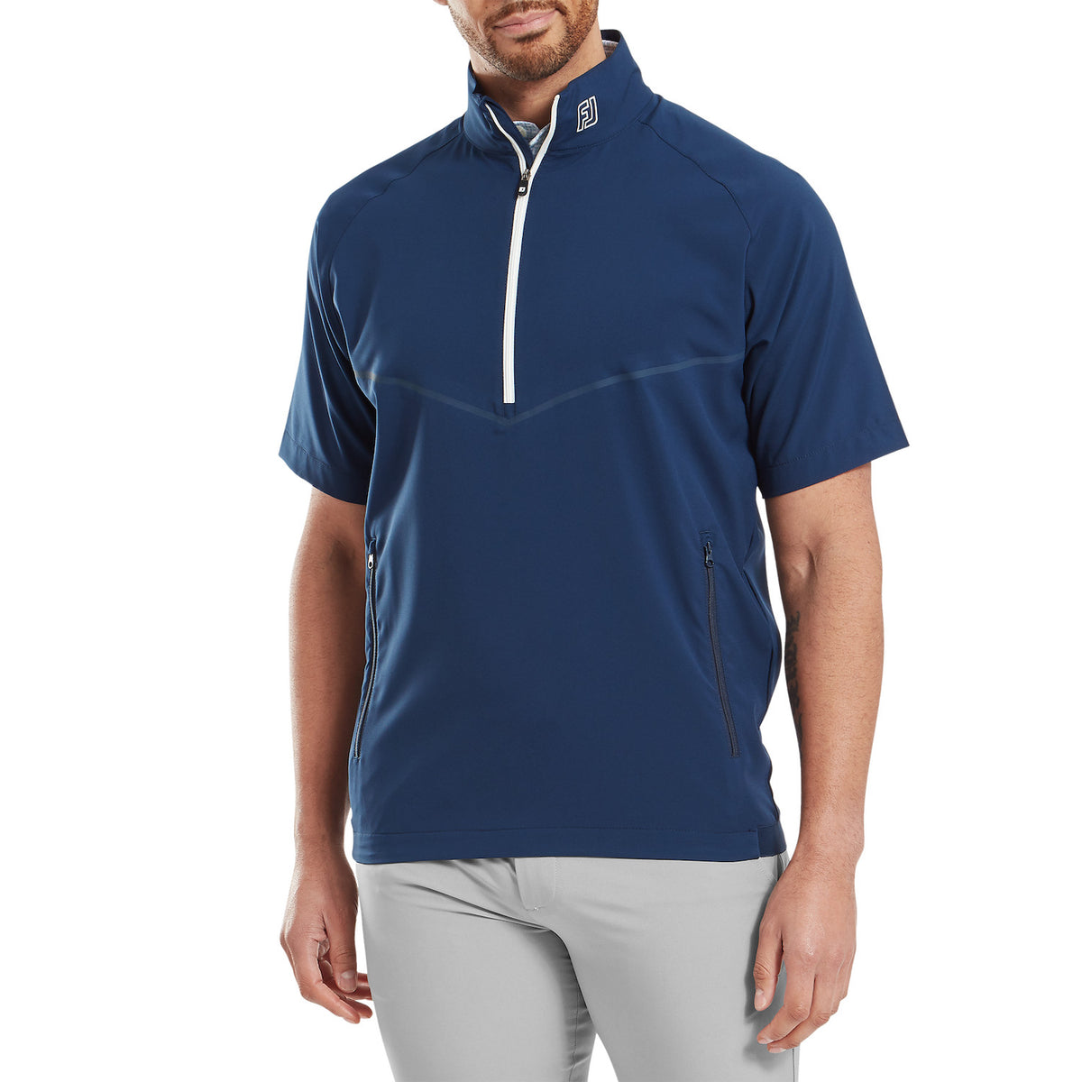 FootJoy Zephyr SS Windshirt Navy