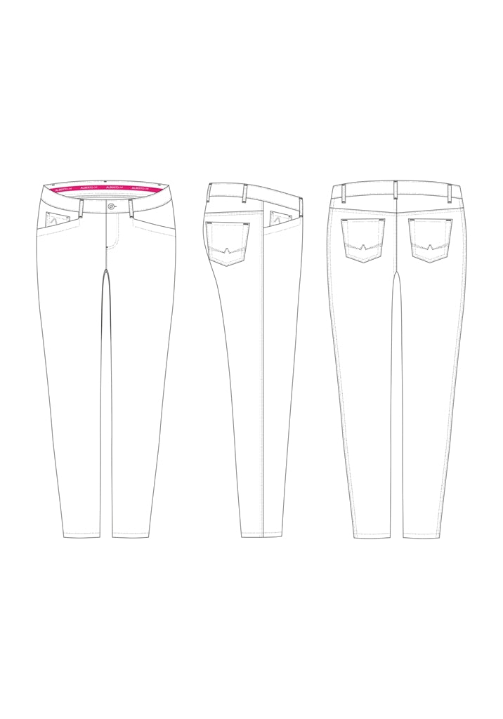 Alberto Jana Rain & Wind Fighter Jersey Golfbroek Dames - sfeerbeeld