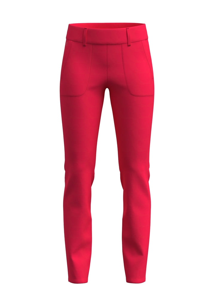 Alberto Lucy WR Super Jersey Golfbroek Dames - Rood detail