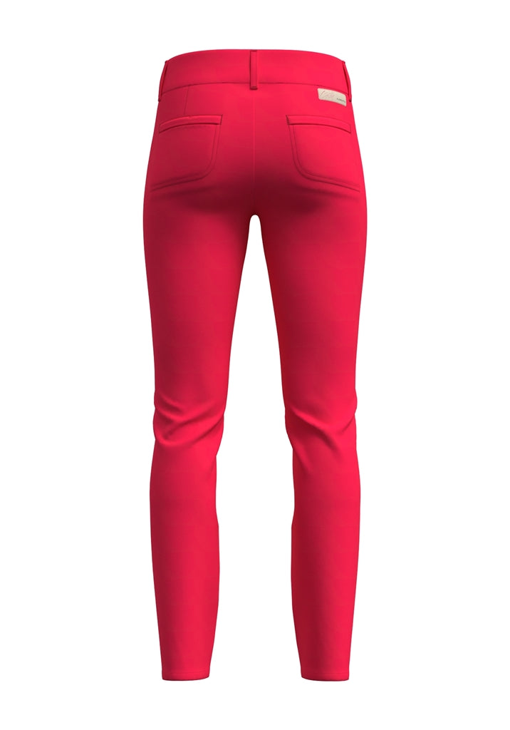 Alberto Lucy WR Super Jersey Golfbroek Dames - Rood detail