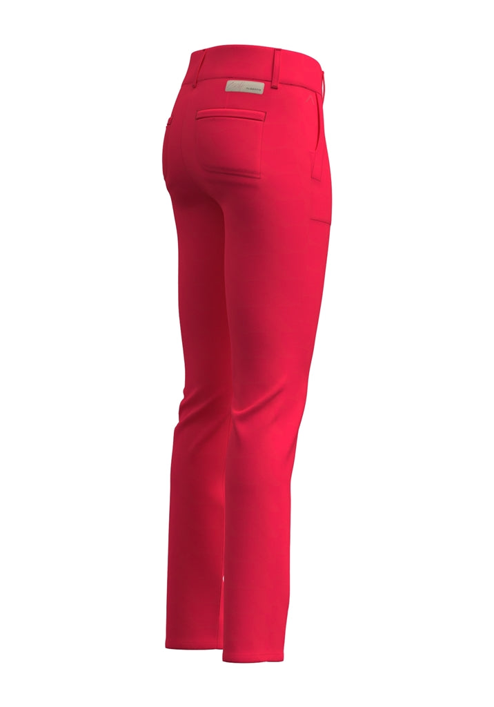 Alberto Lucy WR Super Jersey Golfbroek Dames - Rood detail