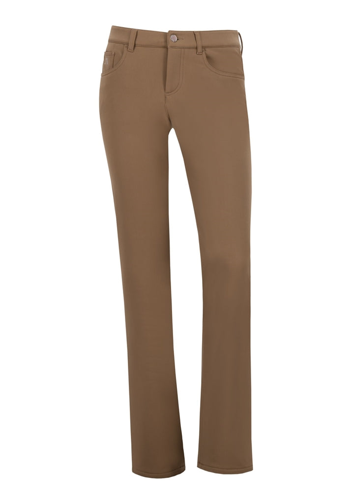 Alberto Anja Thermo Stretch WR Golfbroek Dames - Bruin