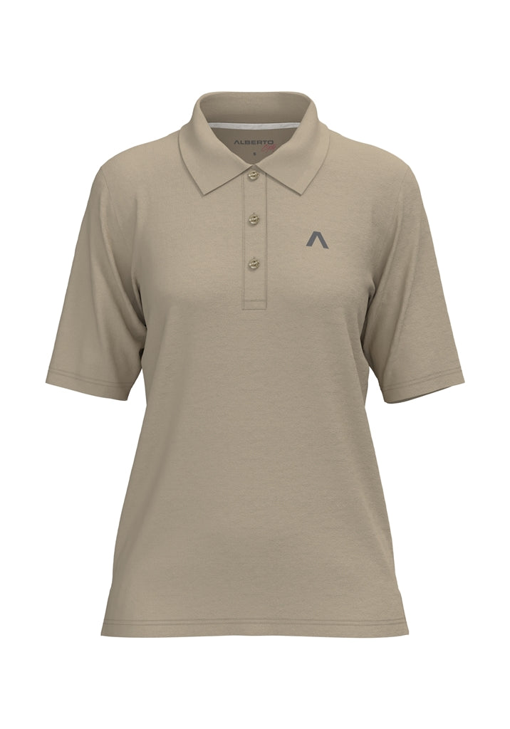 Alberto Cora Cool Comfort Polo Dames - Beige