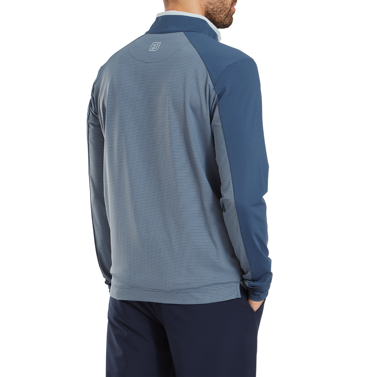 FootJoy ribbed midlayer demin Slv Mlayer Denim