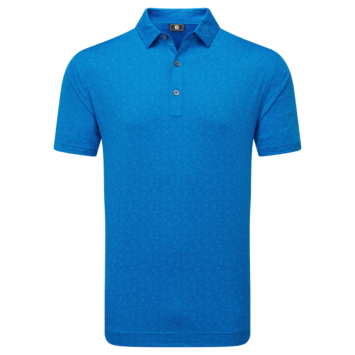 Painted Floral Lisle Cobalt