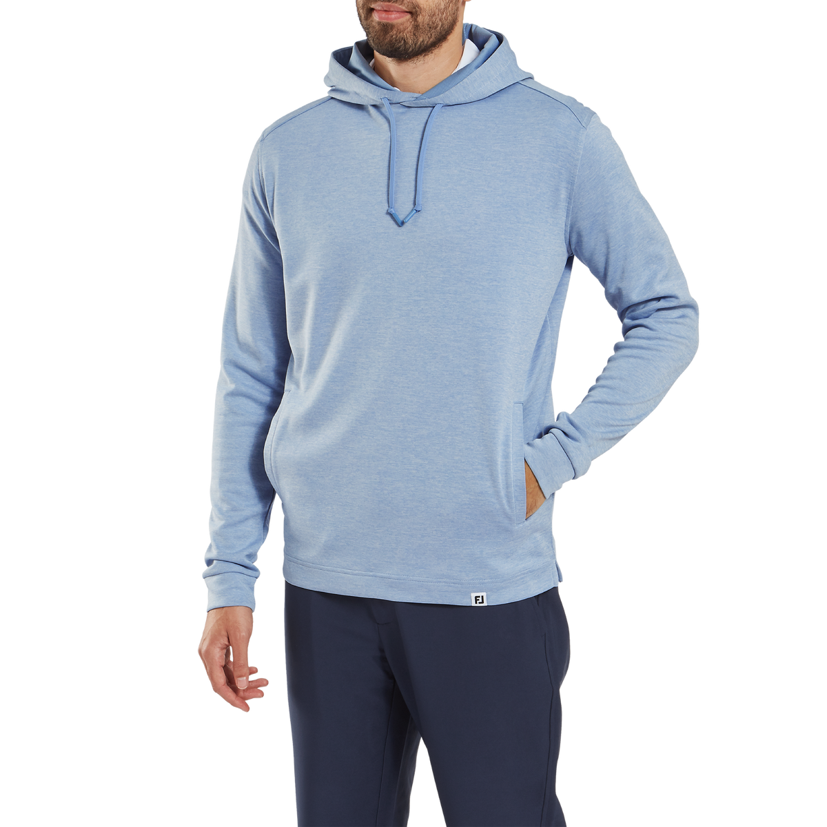 FootJoy Lightweight Hoodie Heather Blue Jay