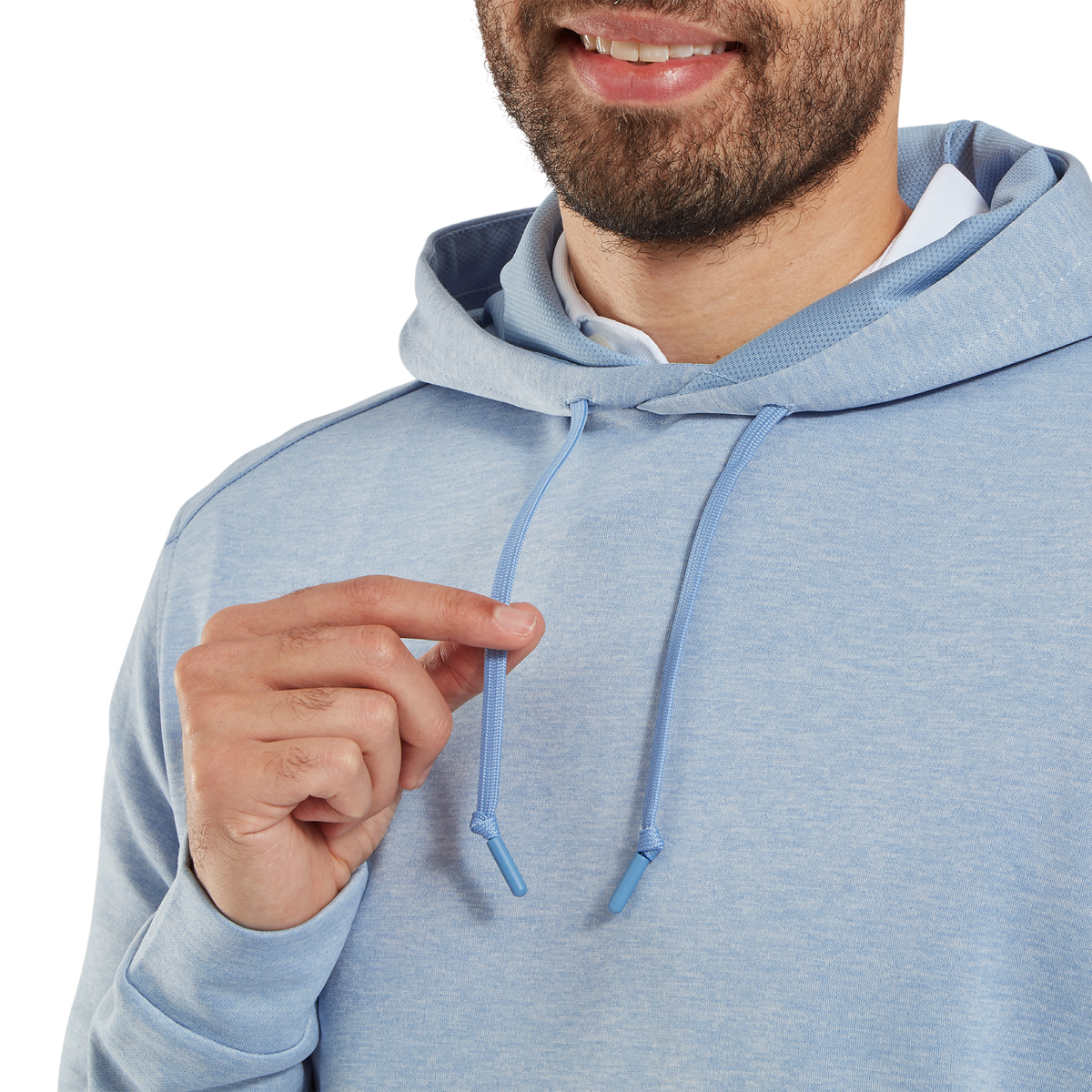 FootJoy Lightweight Hoodie Heather Blue Jay