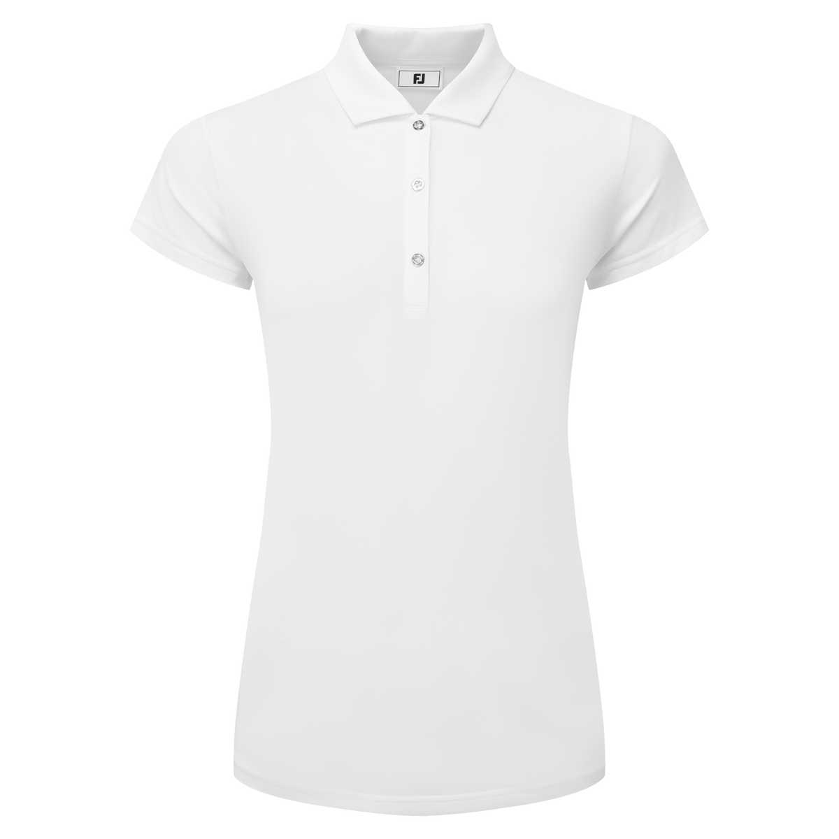 Cap Sleeve Lisle White