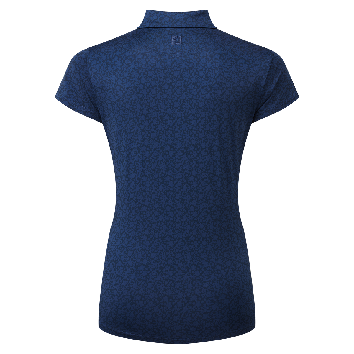 FootJoy Painted Floral Cap Sleeve Lisle Navy - Dames