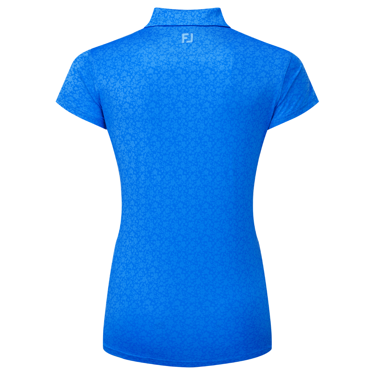 FootJoy Painted Floral Cap Sleeve Lisle Cobalt - Dames