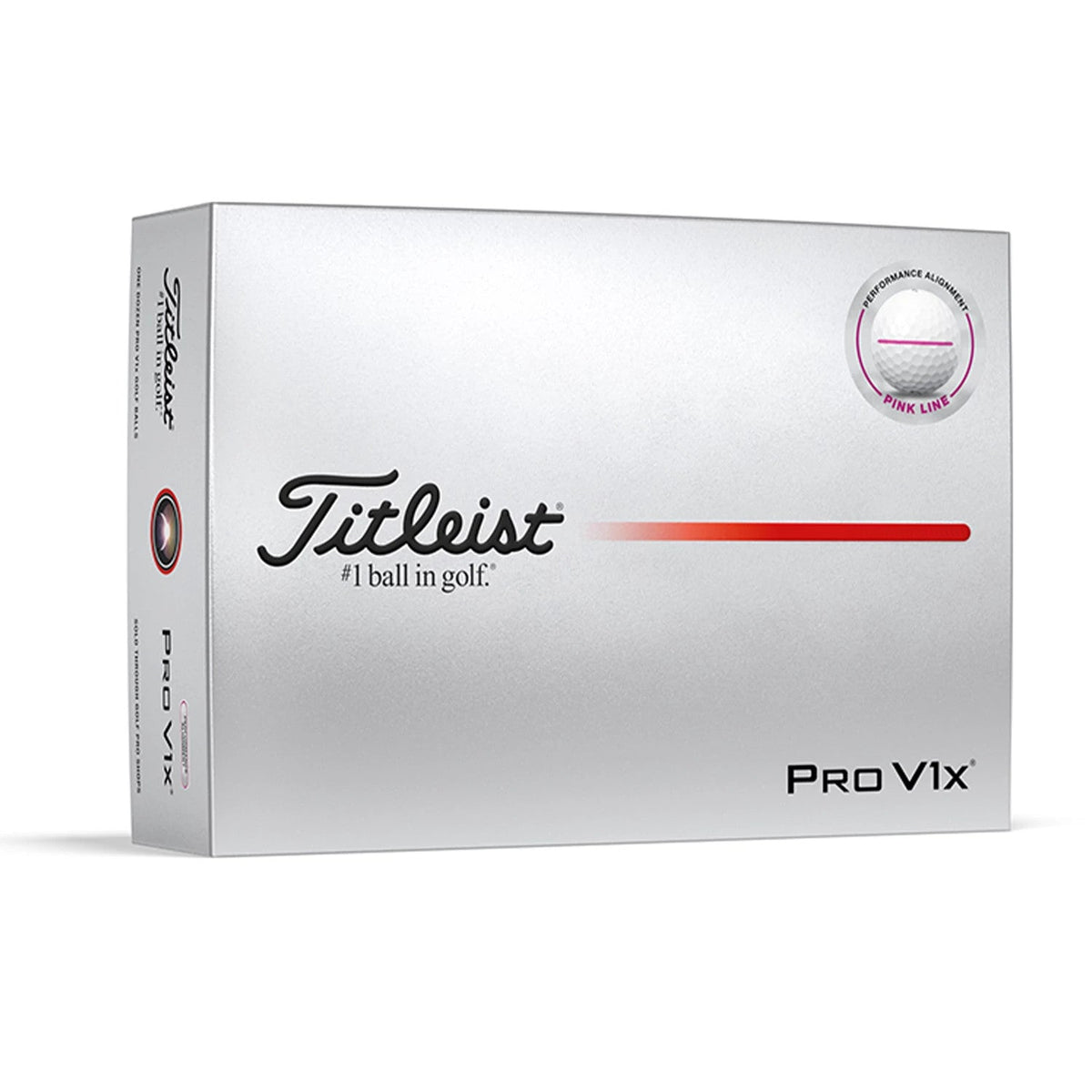Titleist Pro V1x AIM Performance Roze - doos