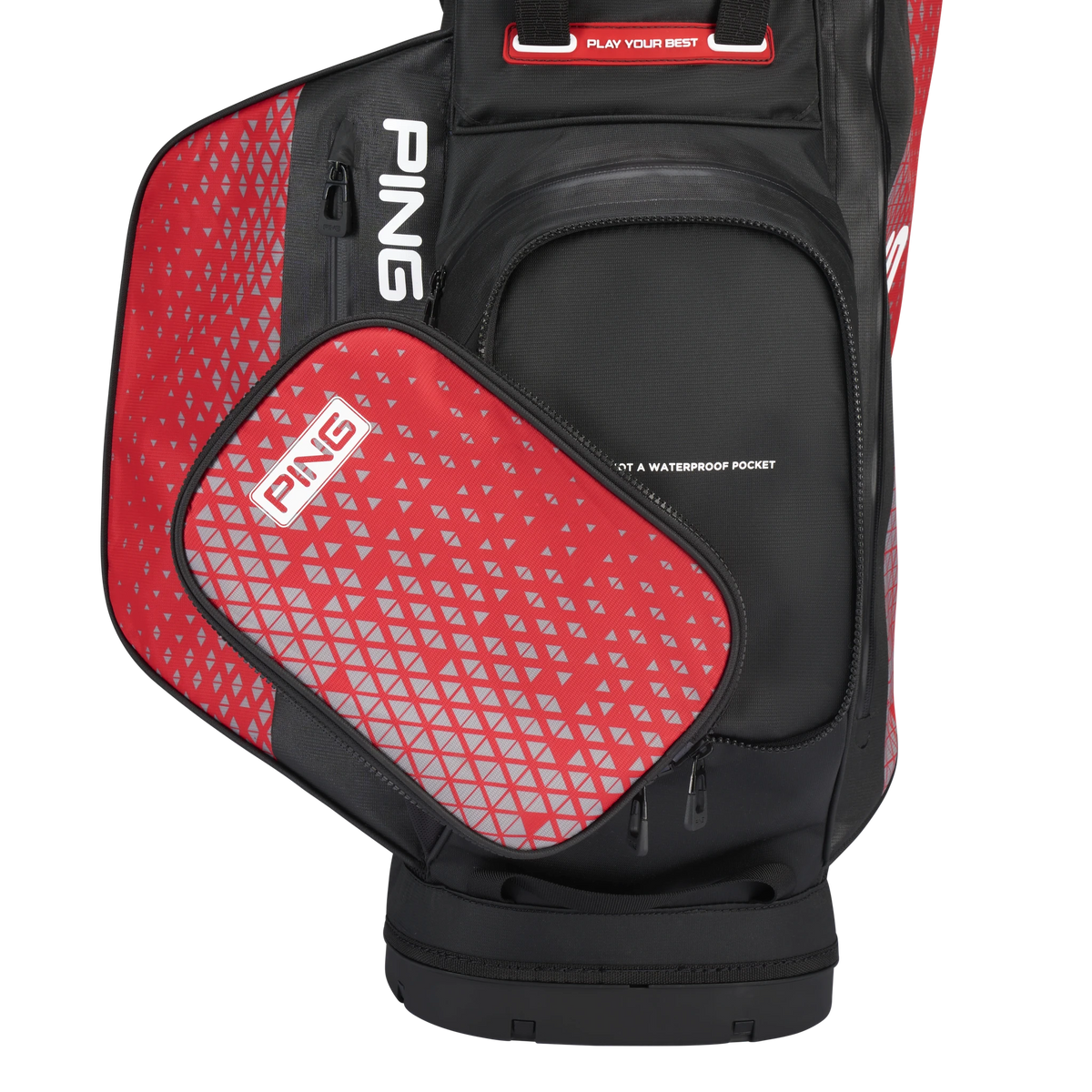 Ping Hoofer Monsoon Standbag - Black/Red