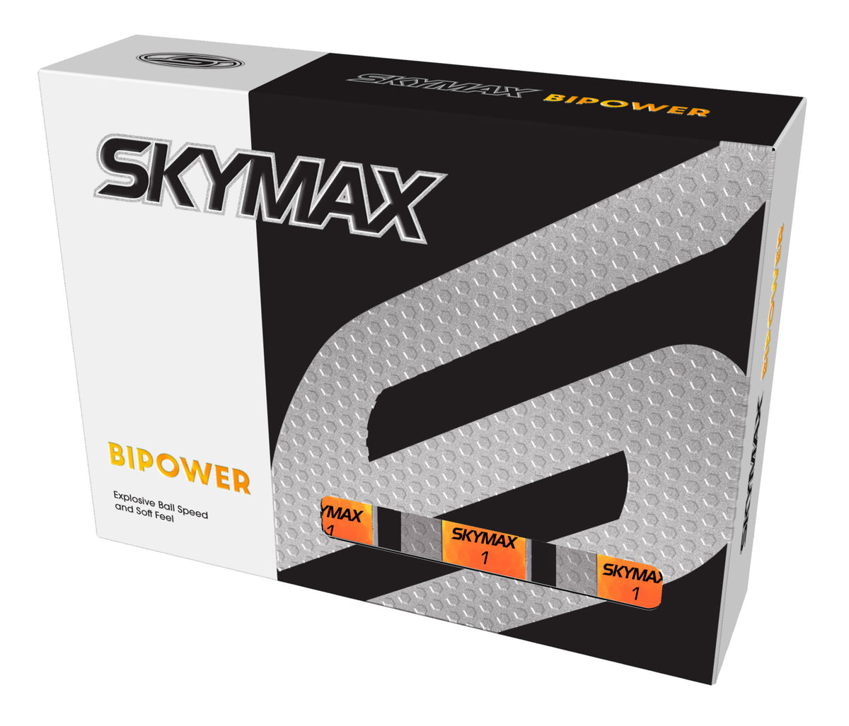 Skymax Bipower golfballen oranje
