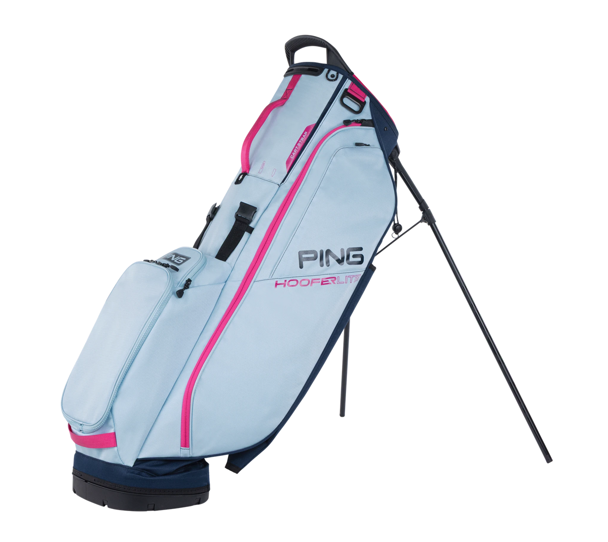 Ping Hoofer Lite Standbag - Crystal/Navy/Malibu Rose