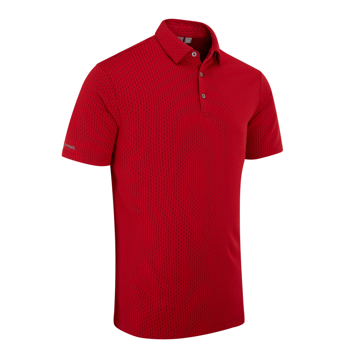 Ping Hershel Heren Polo - Rich Red Multi