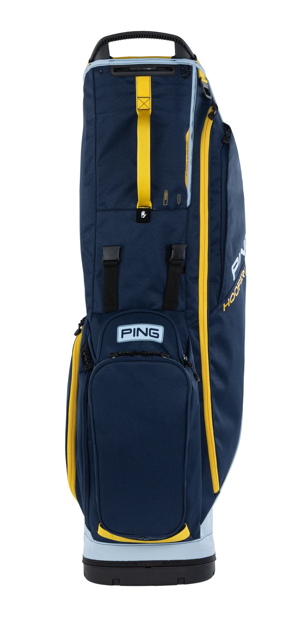 Ping Hoofer Lite Standbag - Navy/Crystal/Lemon