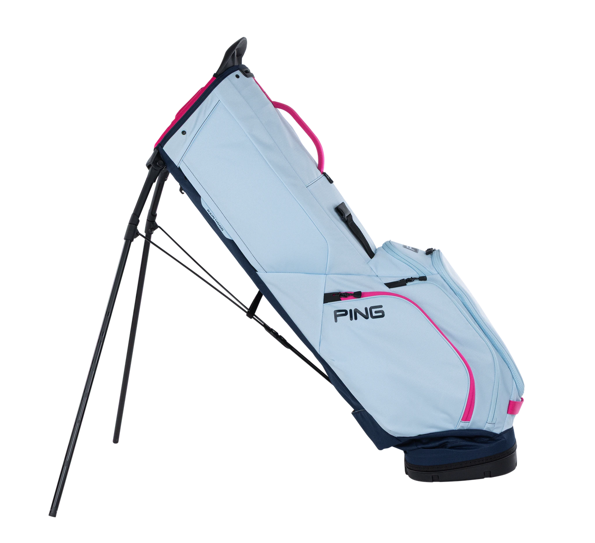 Ping Hoofer Lite Standbag - Crystal/Navy/Malibu Rose