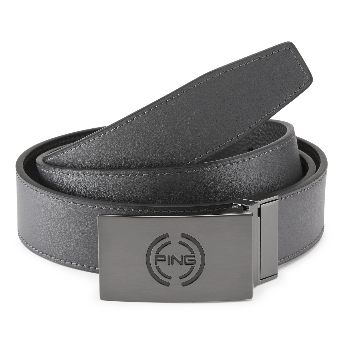 Ping Stamp Reversible Belt Heren - Black/Asphalt
