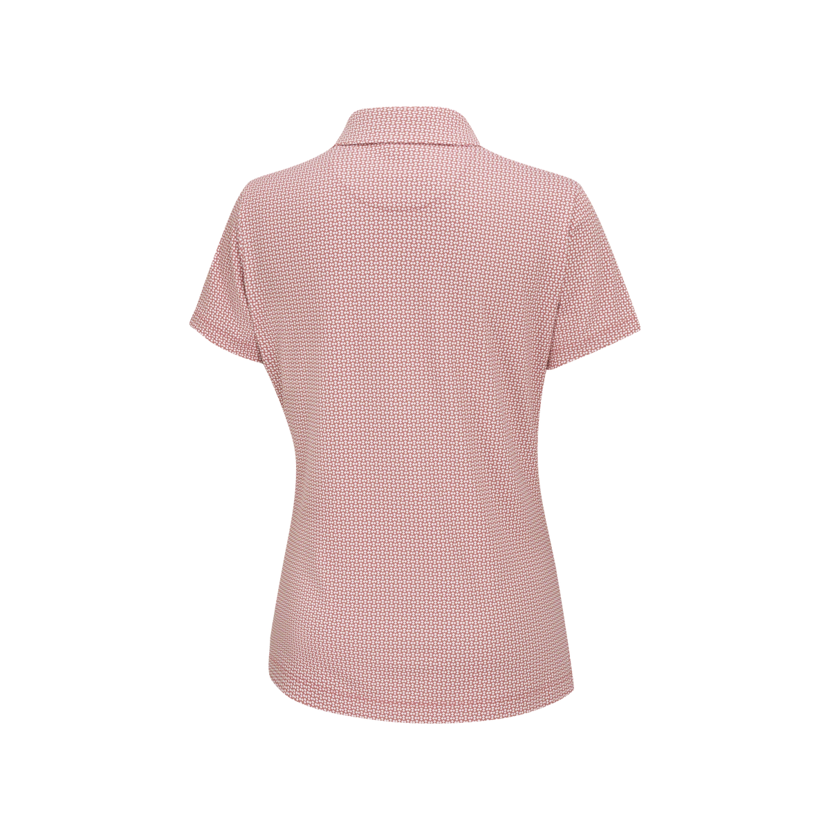 Ping Mave Dames Polo - Coral Blush/White