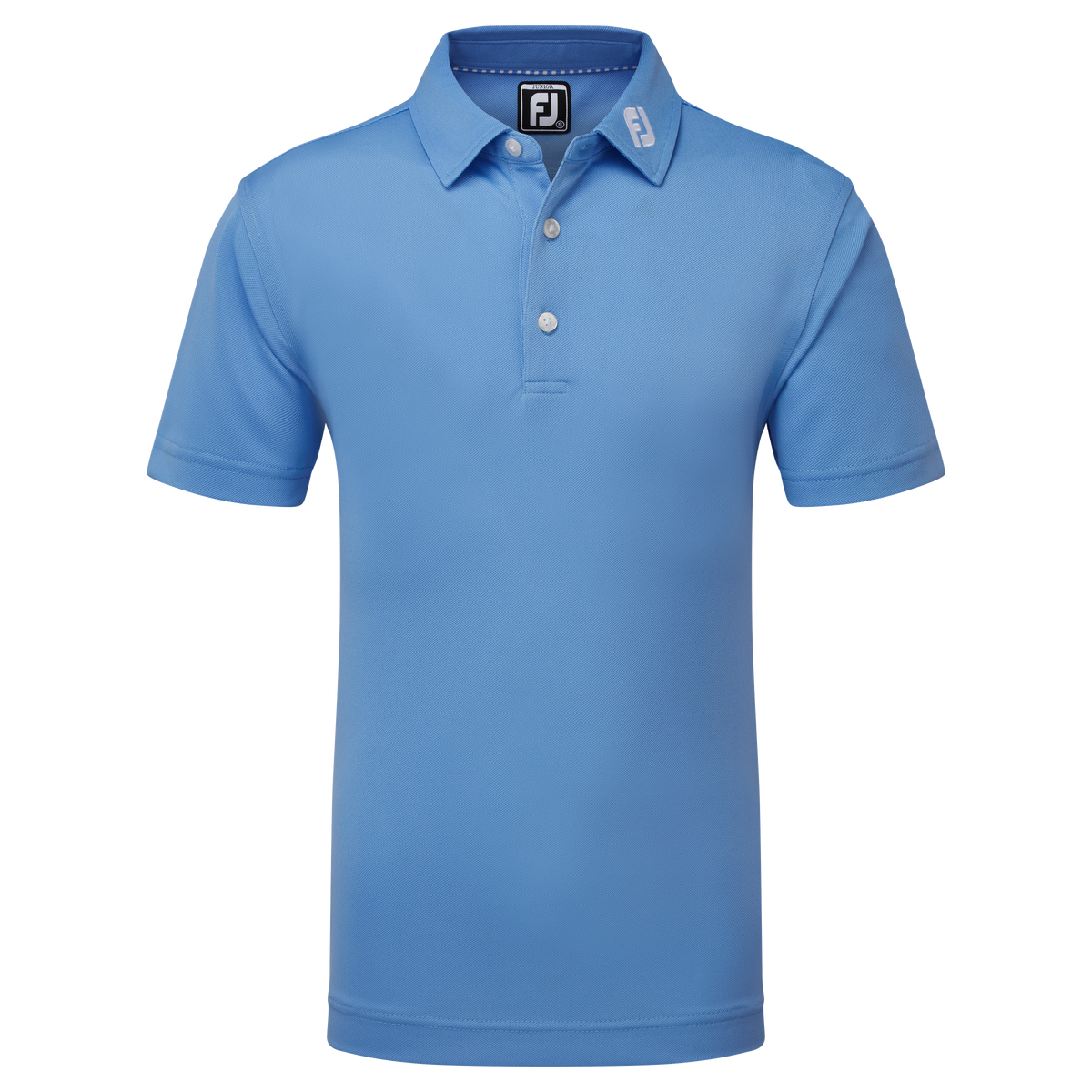 FootJoy Stretch Pique Solid Junior Light Blue