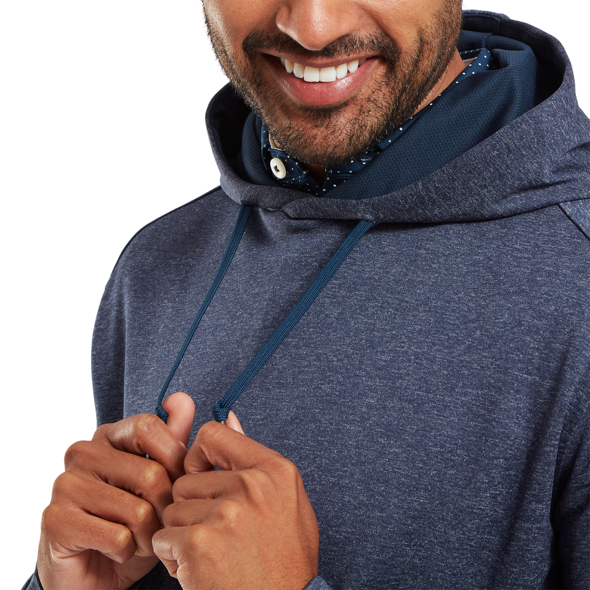 FootJoy Lightweight Hoodie Heather Navy