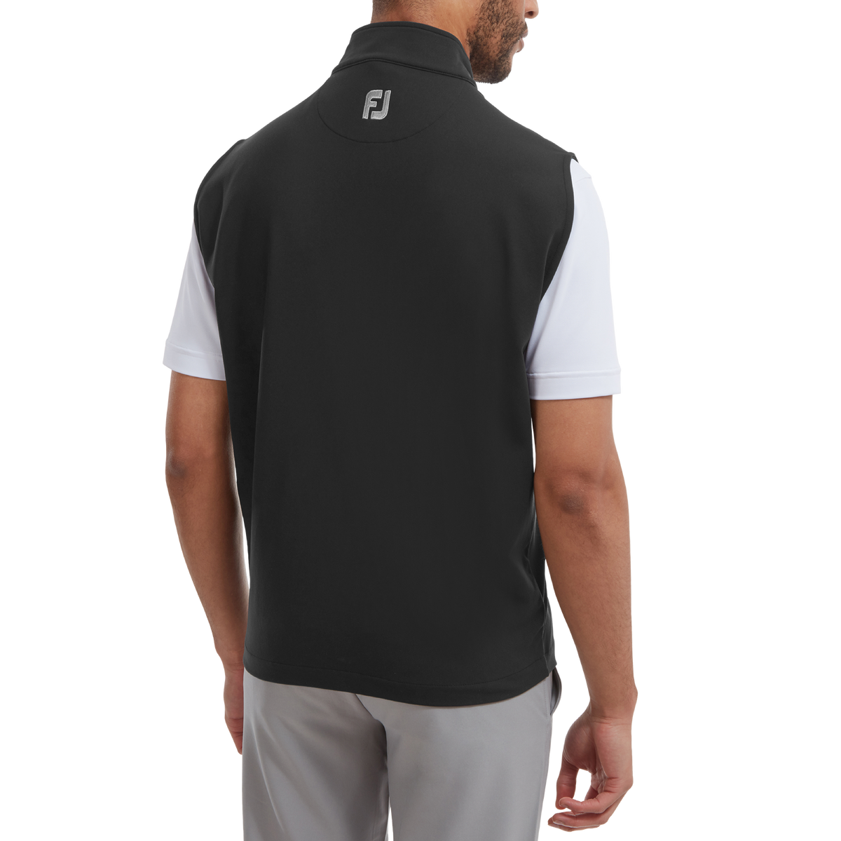FootJoy Full-Zip Knit Vest Black